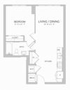 A04 Floor Plan A04 Floor Plan at AVE Tampa Riverwalk, Tampa, FL, 33602